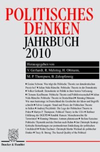 cover of the book Politisches Denken. Jahrbuch 2010