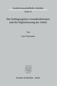 cover of the book Das bedingungslose Grundeinkommen und die Digitalisierung der Arbeit