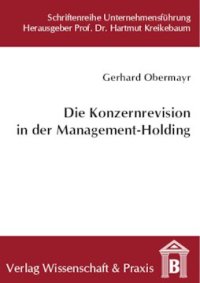 cover of the book Die Konzernrevision in der Management-Holding