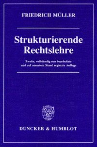 cover of the book Strukturierende Rechtslehre