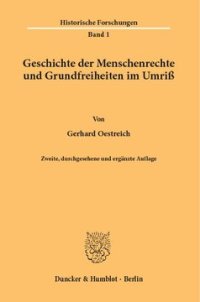 cover of the book Geschichte der Menschenrechte und Grundfreiheiten im Umriß