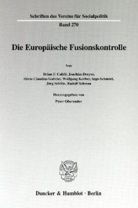 cover of the book Die Europäische Fusionskontrolle