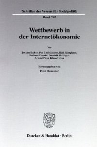 cover of the book Wettbewerb in der Internetökonomie