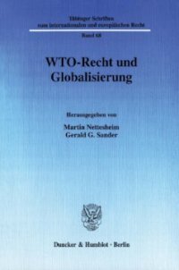 cover of the book WTO-Recht und Globalisierung