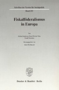 cover of the book Fiskalföderalismus in Europa