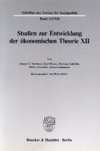 cover of the book Osteuropäische Dogmengeschichte: Studien zur Entwicklung der ökonomischen Theorie XII