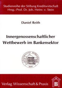 cover of the book Innergenossenschaftlicher Wettbewerb im Bankensektor