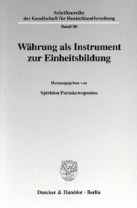 cover of the book Währung als Instrument zur Einheitsbildung