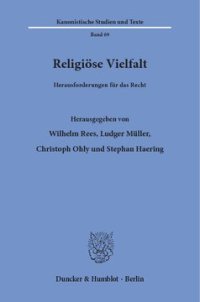 cover of the book Religiöse Vielfalt: Herausforderungen für das Recht