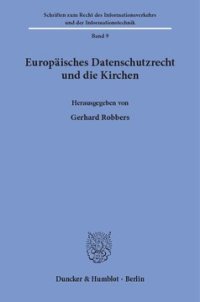 cover of the book Europäisches Datenschutzrecht und die Kirchen