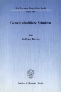 cover of the book Gemeinschaftliche Schulden