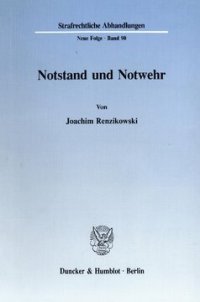 cover of the book Notstand und Notwehr