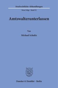 cover of the book Amtswalterunterlassen