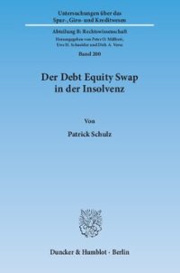 cover of the book Der Debt Equity Swap in der Insolvenz