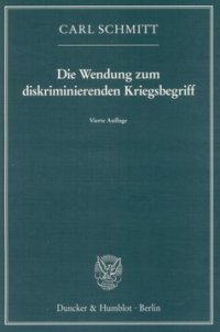 cover of the book Die Wendung zum diskriminierenden Kriegsbegriff