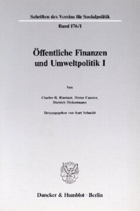 cover of the book Öffentliche Finanzen und Umweltpolitik I