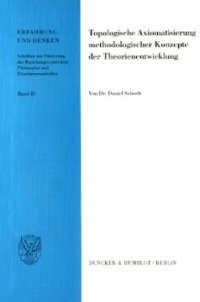 cover of the book Topologische Axiomatisierung methodologischer Konzepte der Theorienentwicklung