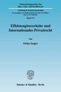 cover of the book Effektengiroverkehr und Internationales Privatrecht