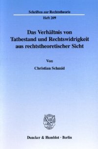 cover of the book Das Verhältnis von Tatbestand und Rechtswidrigkeit aus rechtstheoretischer Sicht