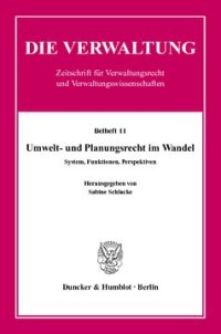 cover of the book Umwelt- und Planungsrecht im Wandel: System, Funktionen, Perspektiven