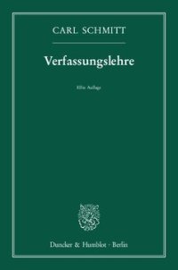 cover of the book Verfassungslehre