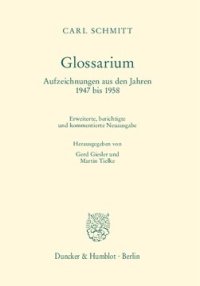 cover of the book Glossarium: Aufzeichnungen aus den Jahren 1947 bis 1958