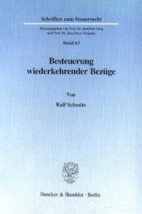 cover of the book Besteuerung wiederkehrender Bezüge