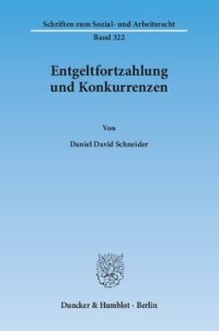 cover of the book Entgeltfortzahlung und Konkurrenzen