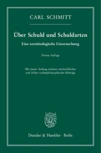 cover of the book Über Schuld und Schuldarten: Eine terminologische Untersuchung