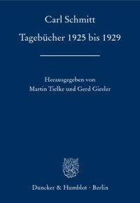 cover of the book Tagebücher 1925 bis 1929: Hrsg. von Martin Tielke / Gerd Giesler