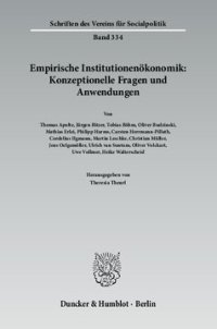 cover of the book Empirische Institutionenökonomik: Konzeptionelle Fragen und Anwendungen