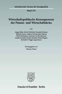 cover of the book Wirtschaftspolitische Konsequenzen der Finanz- und Wirtschaftskrise