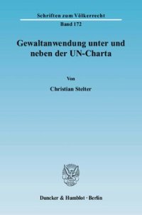 cover of the book Gewaltanwendung unter und neben der UN-Charta