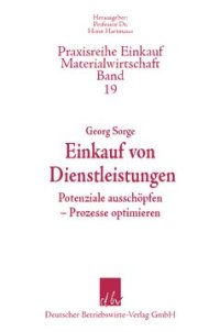 cover of the book Einkauf von Dienstleistungen: Potenziale ausschöpfen – Prozesse optimieren