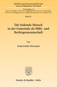 cover of the book Der leidende Mensch in der Gemeinde als Hilfe- und Rechtsgenossenschaft