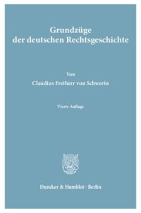 cover of the book Grundzüge der deutschen Rechtsgeschichte