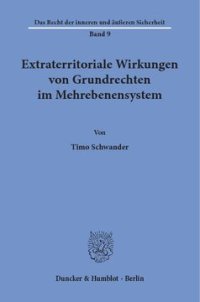 cover of the book Extraterritoriale Wirkungen von Grundrechten im Mehrebenensystem