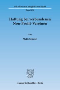 cover of the book Haftung bei verbundenen Non-Profit-Vereinen