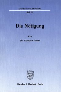 cover of the book Die Nötigung