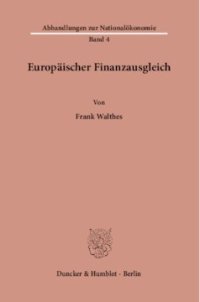 cover of the book Europäischer Finanzausgleich