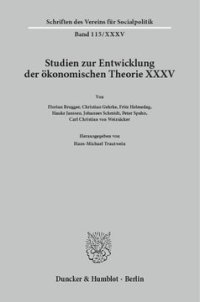 cover of the book Macht oder ökonomisches Gesetz?: Studien zur Entwicklung der ökonomischen Theorie XXXV