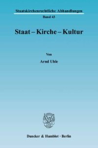 cover of the book Staat - Kirche - Kultur