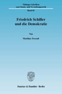 cover of the book Friedrich Schiller und die Demokratie