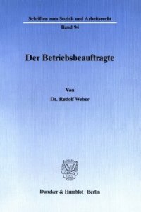 cover of the book Der Betriebsbeauftragte