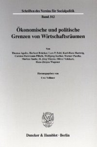 cover of the book Ökonomische und politische Grenzen von Wirtschaftsräumen