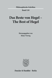 cover of the book Das Beste von Hegel – The Best of Hegel