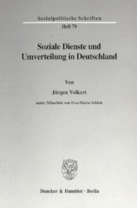 cover of the book Soziale Dienste und Umverteilung in Deutschland