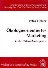 cover of the book Ökologieorientiertes Marketing in der Unternehmenspraxis