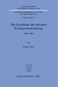 cover of the book Die Geschichte der privaten Krankenversicherung: 1945–1994