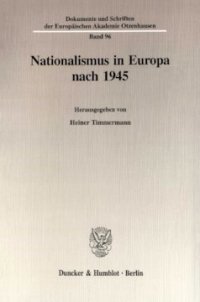 cover of the book Nationalismus in Europa nach 1945